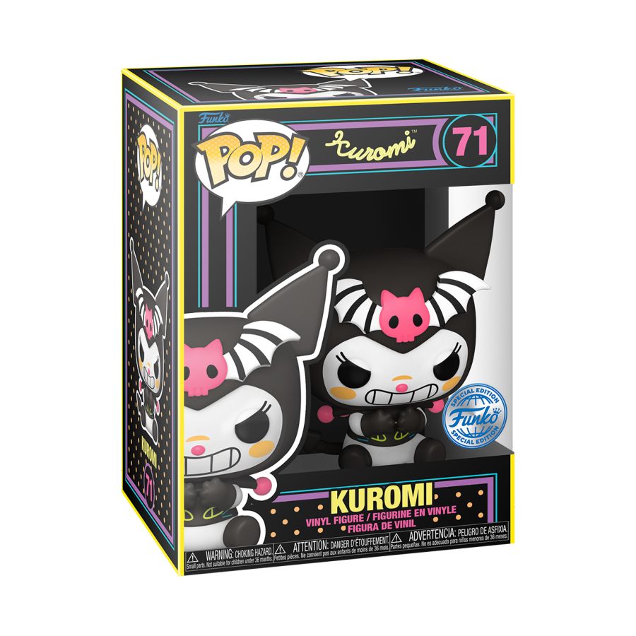 Hello Kitty - Ghost Kuromi US Exclusive Blacklight Pop! Vinyl