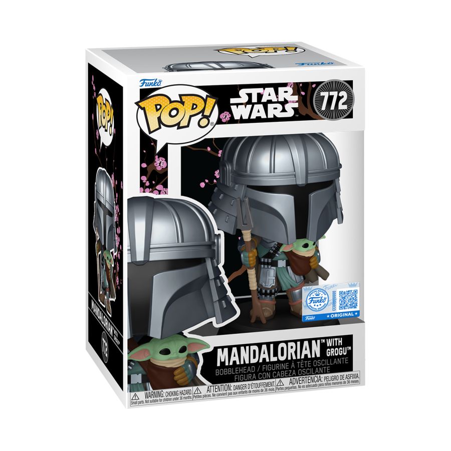 Star Wars: Impressions - Mandalorian with Grogu Pop! Vinyl