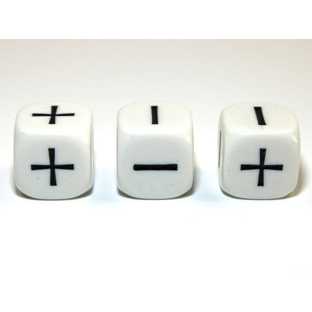 CHX KOP01618 Math Operator 2 Function 16mm d6 White/black - + -