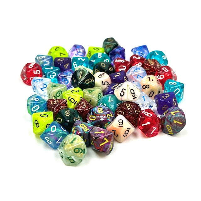 CHX LE916 Bag of 50 Assorted Loose Mini-hedral d10s - 1st Release