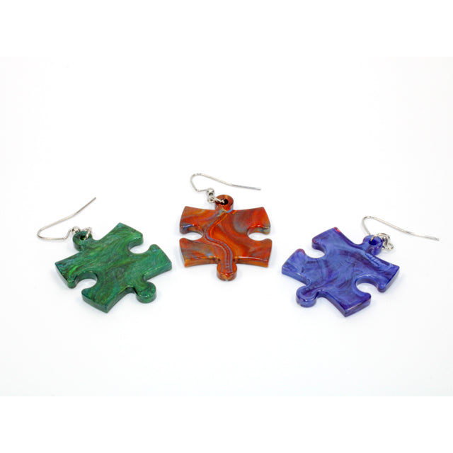 CHX 54010 Earrings Scarab® Puzzle Piece Pair (Assorted Colors)
