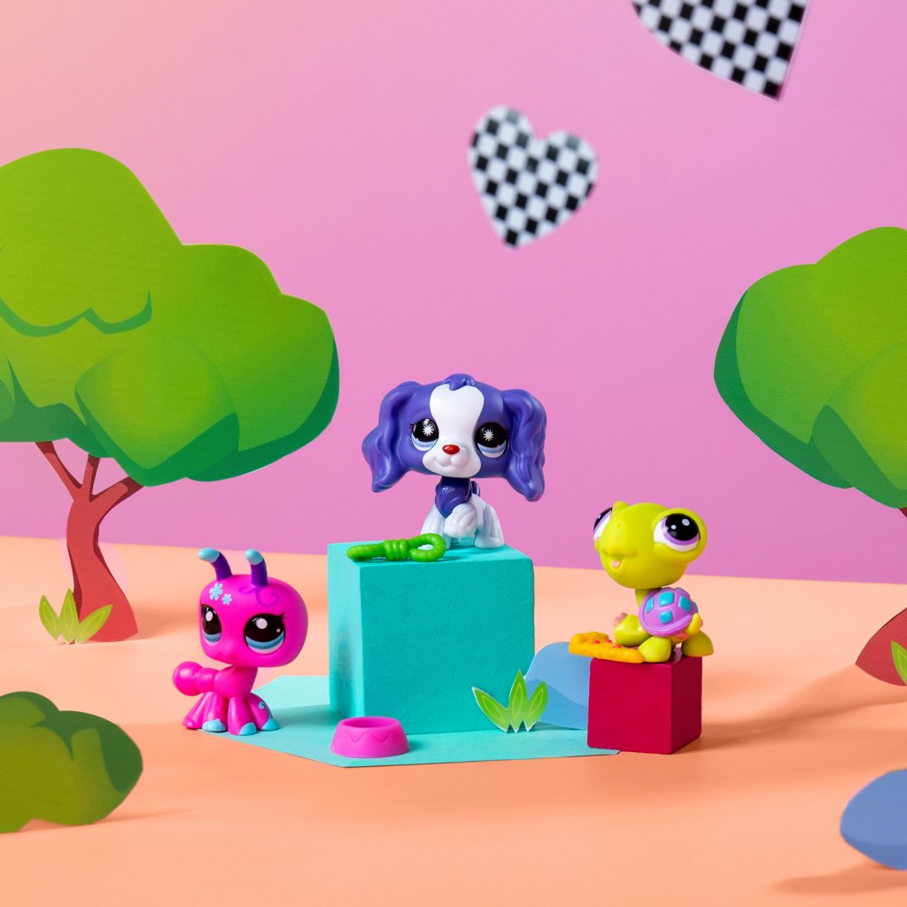 Littlest Pet Shop- Trio in Tube 3 Pack Series 3