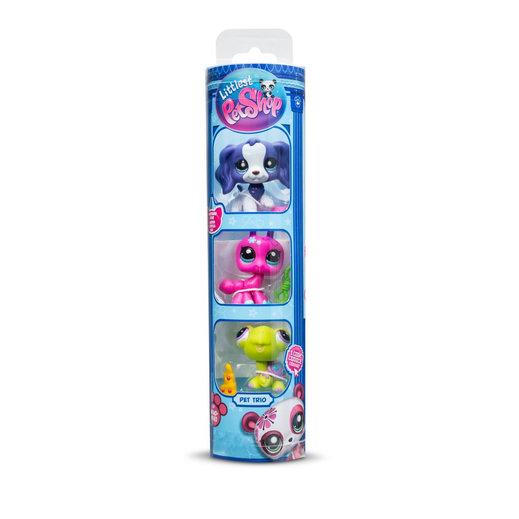 Littlest Pet Shop- Trio in Tube 3 Pack Series 3