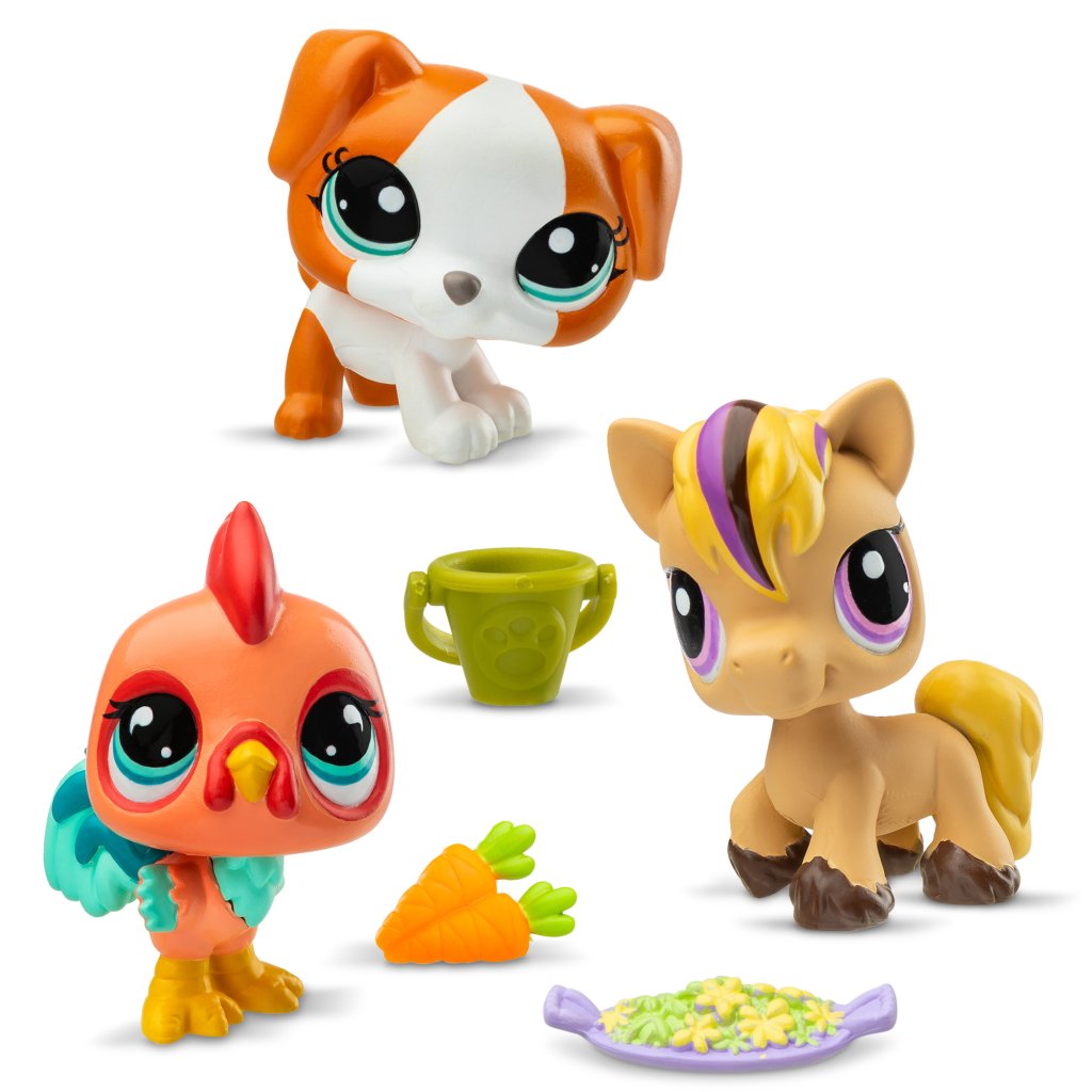 Littlest Pet Shop- Trio in Tube 3 Pack Series 3