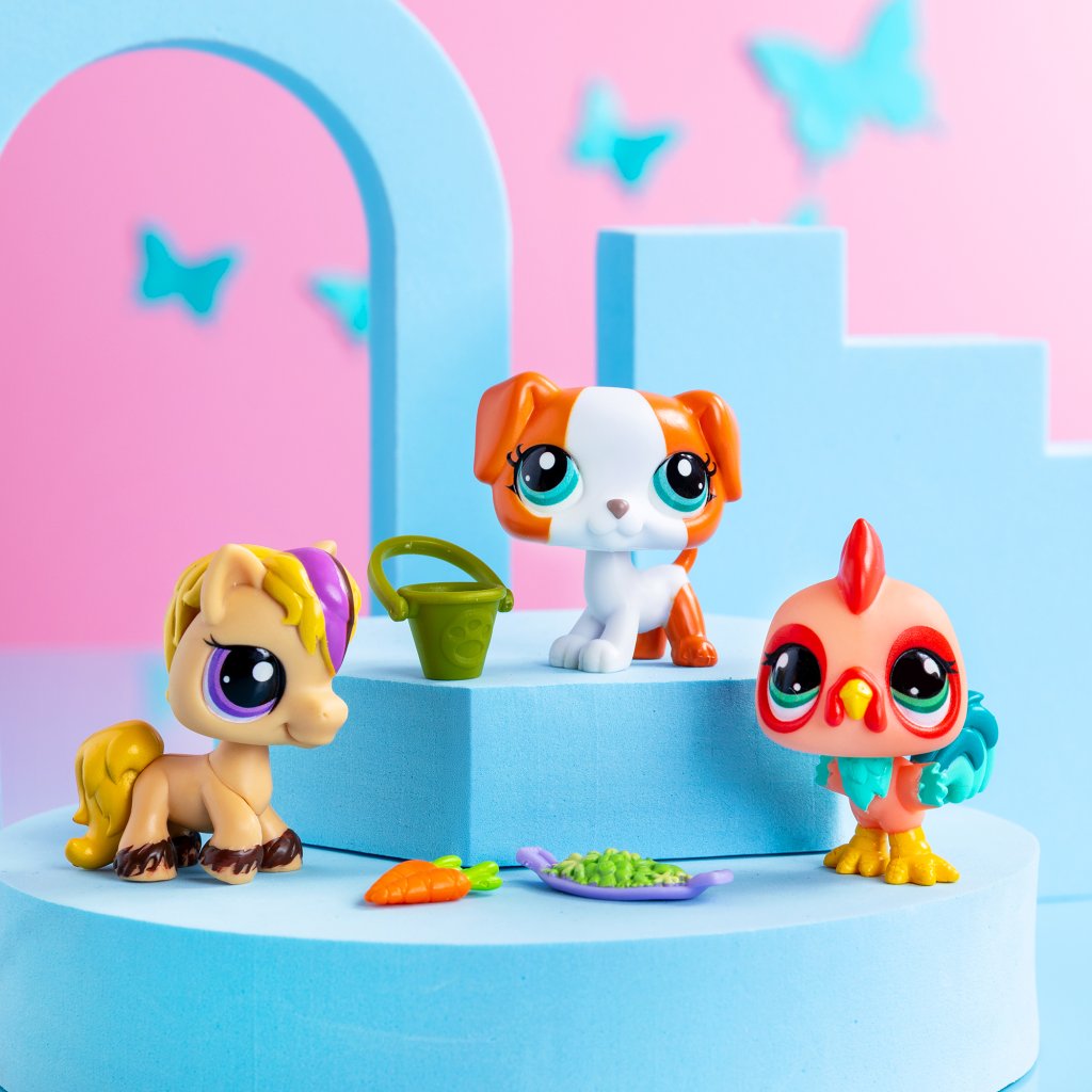 Littlest Pet Shop- Trio in Tube 3 Pack Series 3