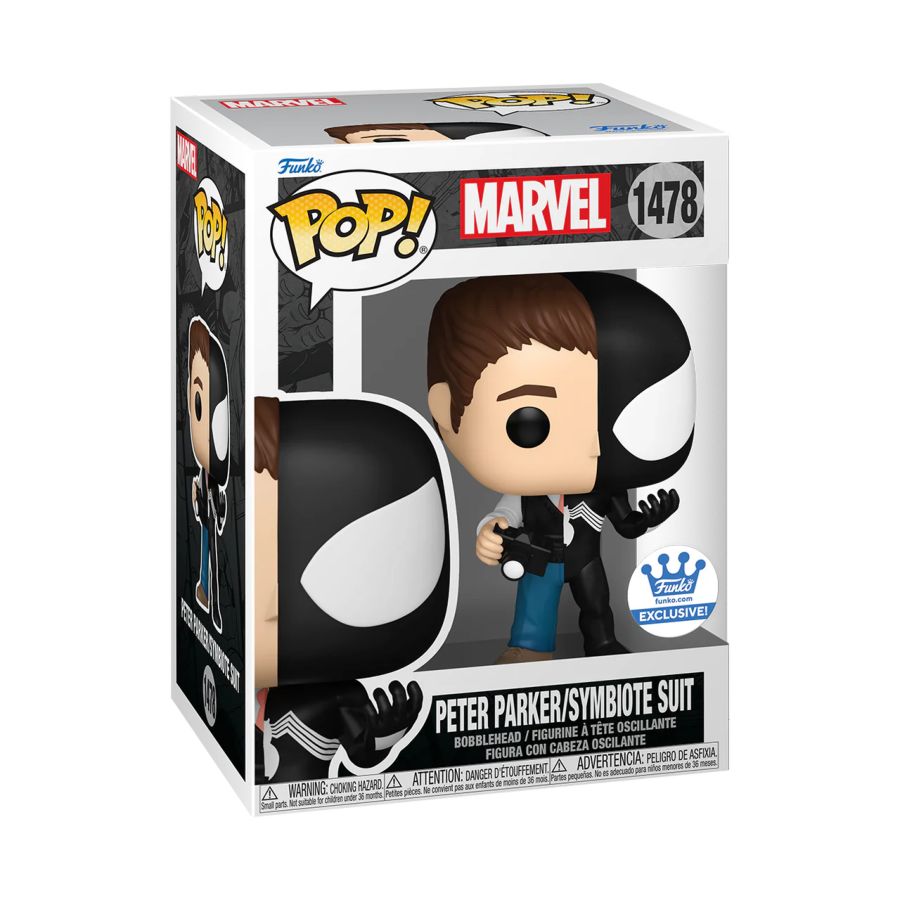 Marvel: Split - Peter Parker/Symbiote Suit US Exclusive Pop! Vinyl