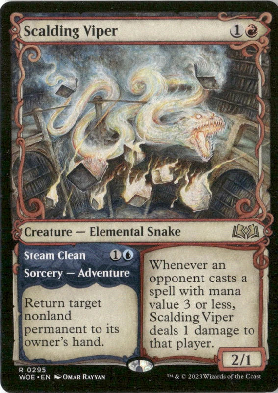 Scalding Viper (Showcase) - Wilds of Eldraine