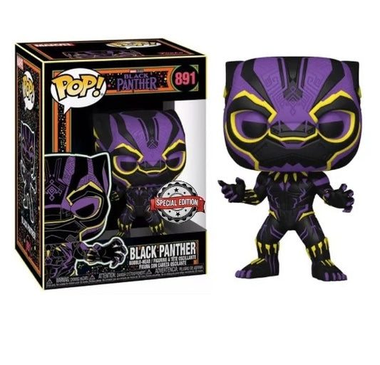 Black Panther - Black Panther Blacklight Pop Vinyl #891