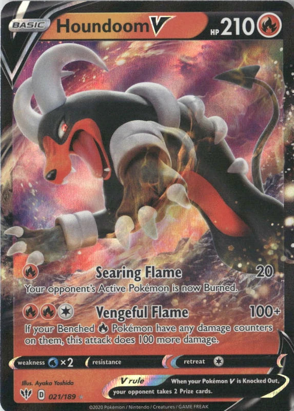 Houndoom V - SWSH03: Darkness Ablaze