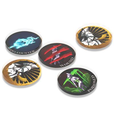 Eldfall Chronicles - Acrylic Token Set