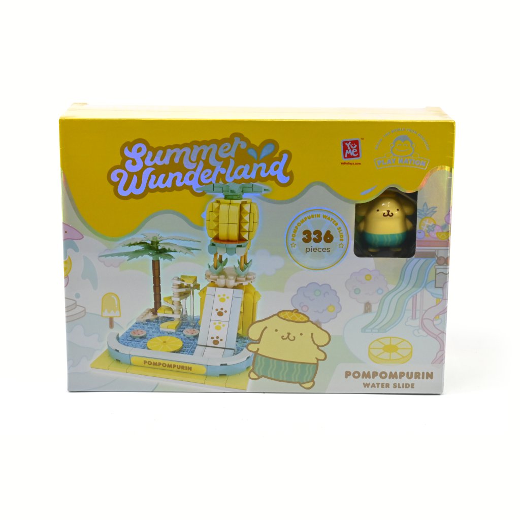 HELLO KITTY - YuMe Blocks Summer Wunderland- Pompompurin Water Slide
