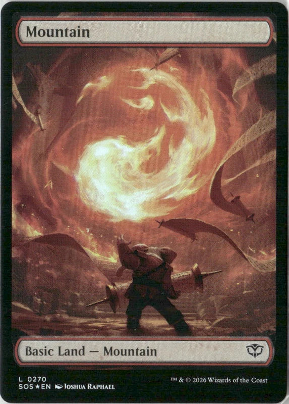 Mountain (0270) (Foil) - Secrets of Strixhaven