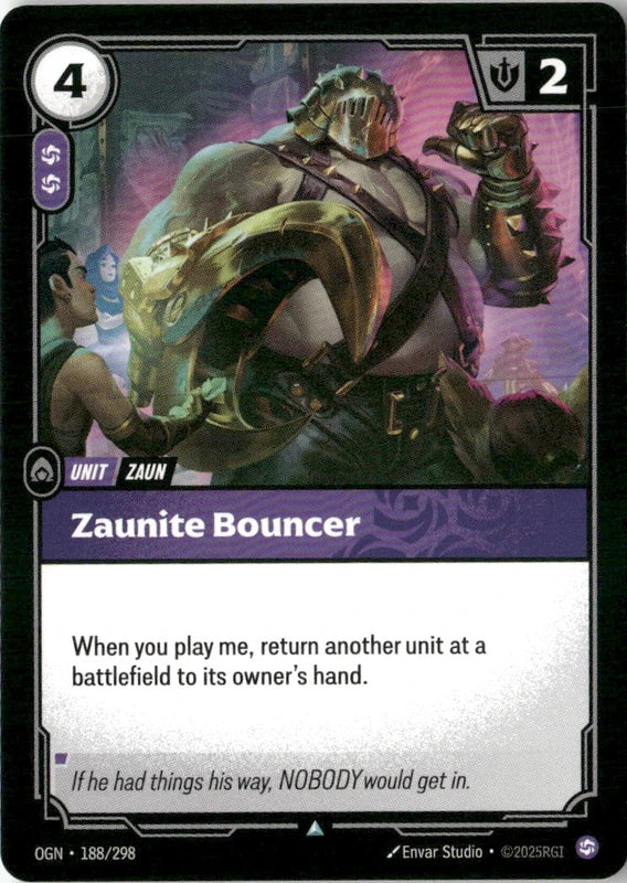 Zaunite Bouncer - Origins