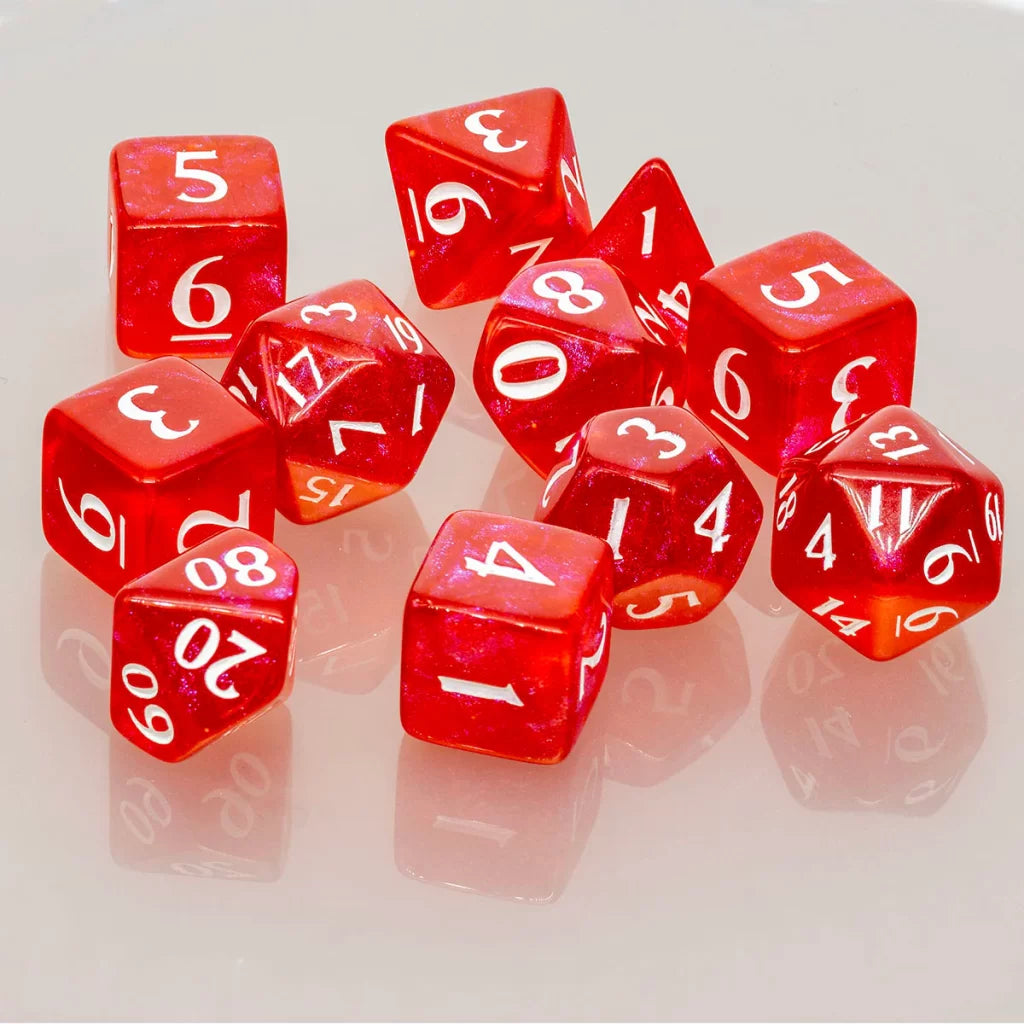 ULTRA PRO Eclipse 11 Dice Set: Apple Red