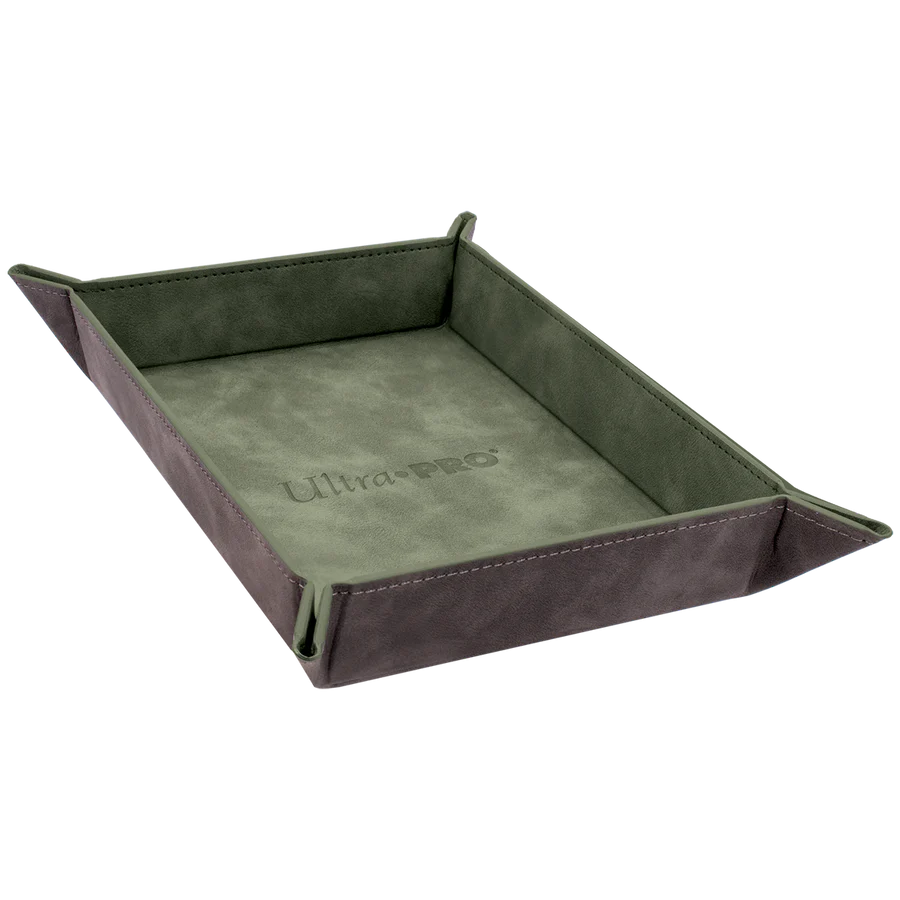ULTRA PRO Gaming Accessories - Foldable Dice Rolling Trays- Emerald Suede