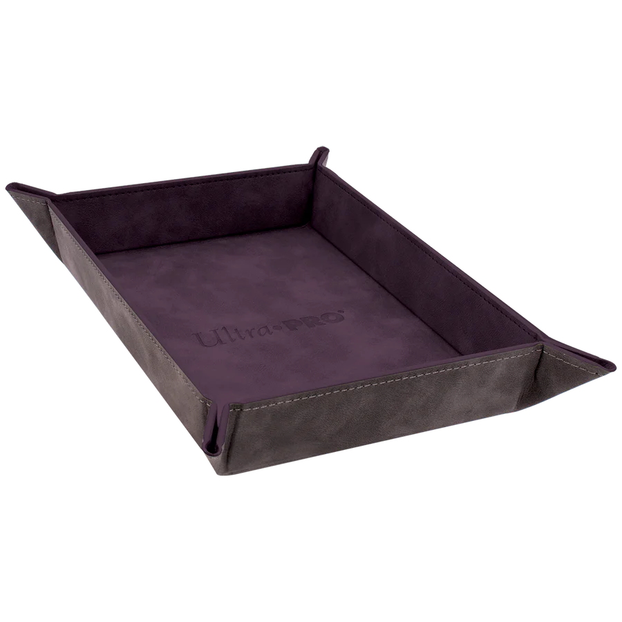 ULTRA PRO Gaming Accessories - Foldable Dice Rolling Trays- Amethyst Suede