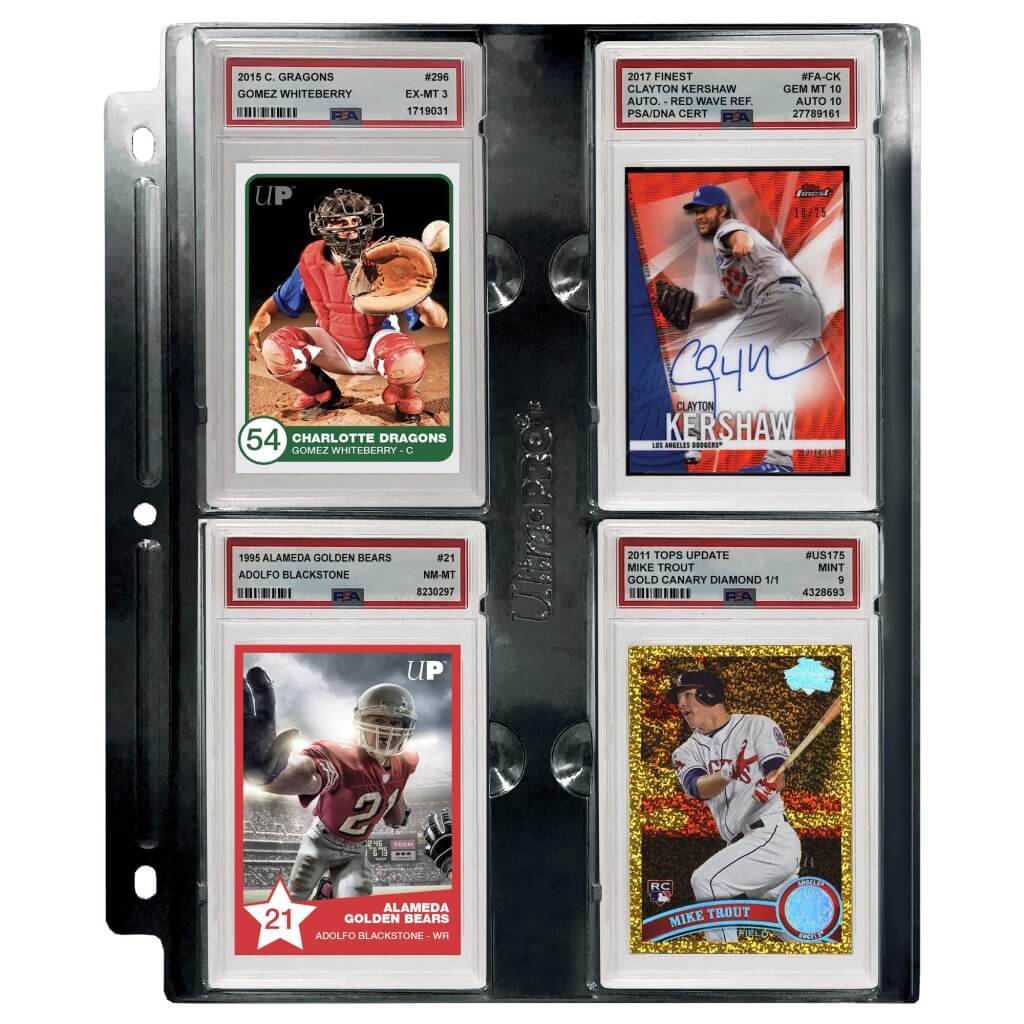 ULTRA PRO Page - PSA Slabs 1ct – Black