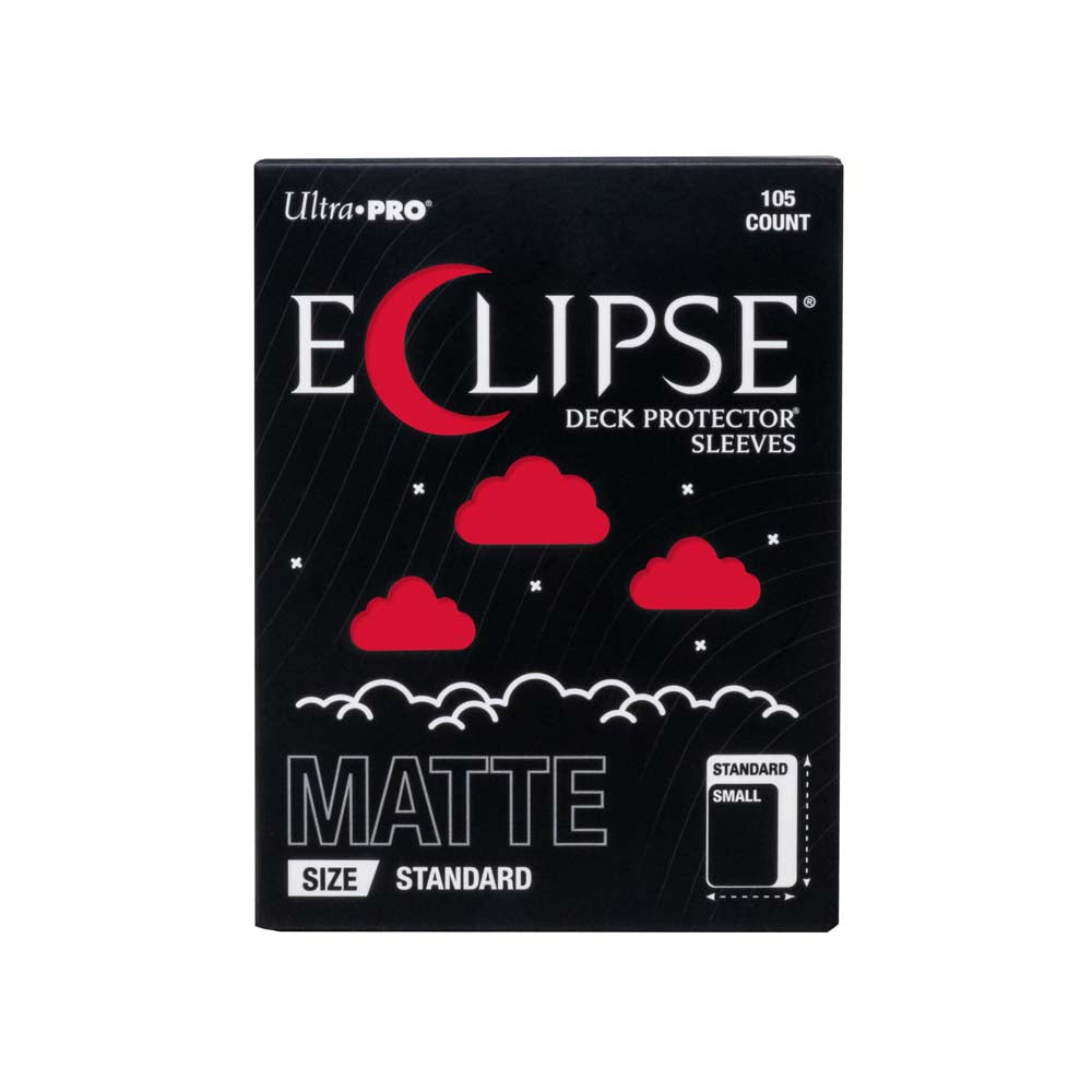 Ultra Pro - ECLIPSE Matte Standard DECK PROTECTOR Sleeves: Apple Red - 105ct
