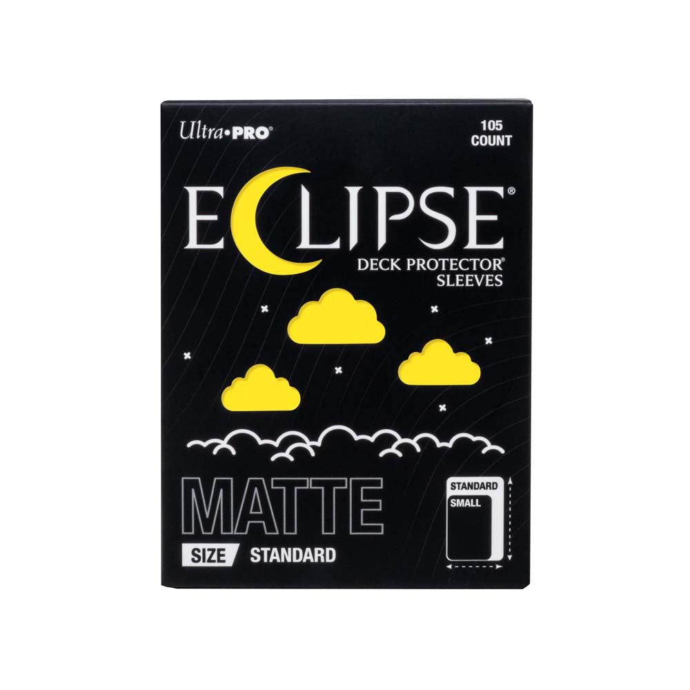 Ultra Pro - ECLIPSE Matte Standard DECK PROTECTOR Sleeves: Lemon Yellow - 105ct