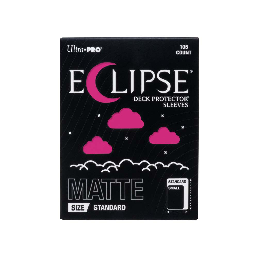 Ultra Pro - ECLIPSE Matte Standard DECK PROTECTOR Sleeves: Hot Pink - 105ct