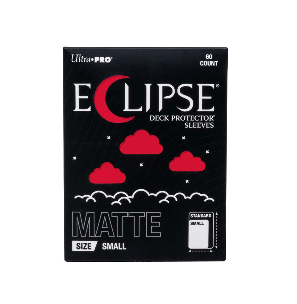 Ultra Pro ECLIPSE Matte Small DECK PROTECTOR Sleeves: Apple Red - 60ct