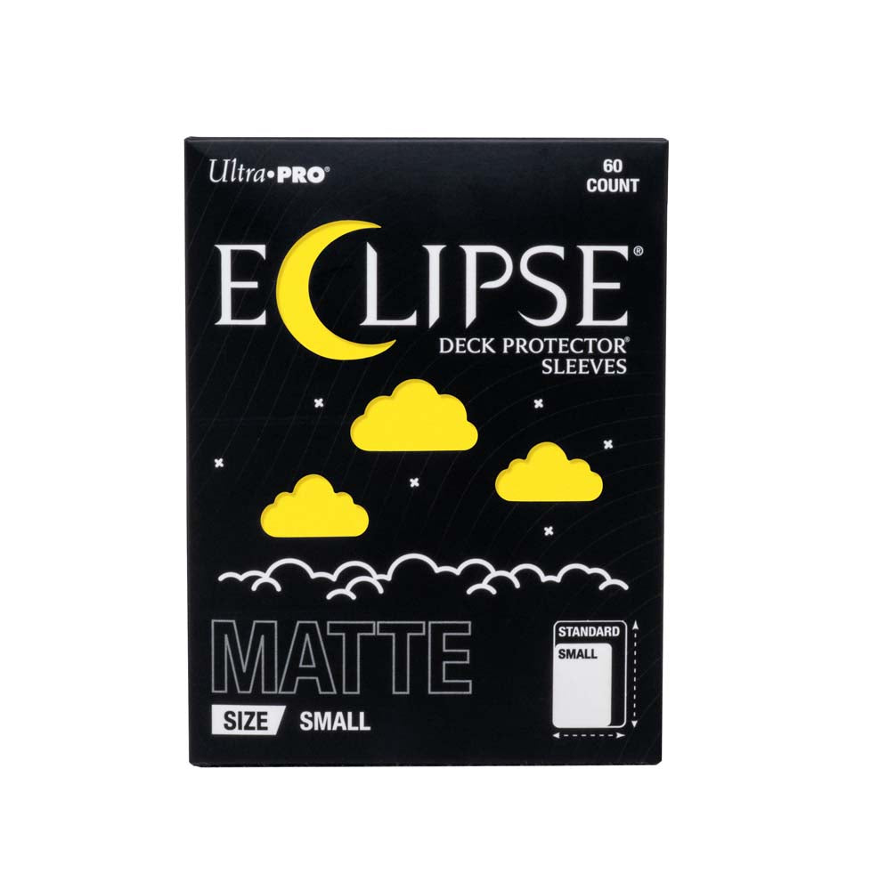 Ultra Pro ECLIPSE Matte Small DECK PROTECTOR Sleeves: Lemon Yellow - 60ct
