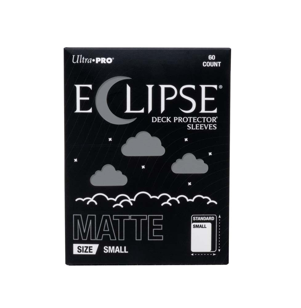 Ultra Pro ECLIPSE Matte Small DECK PROTECTOR Sleeves: Smoke Grey - 60ct