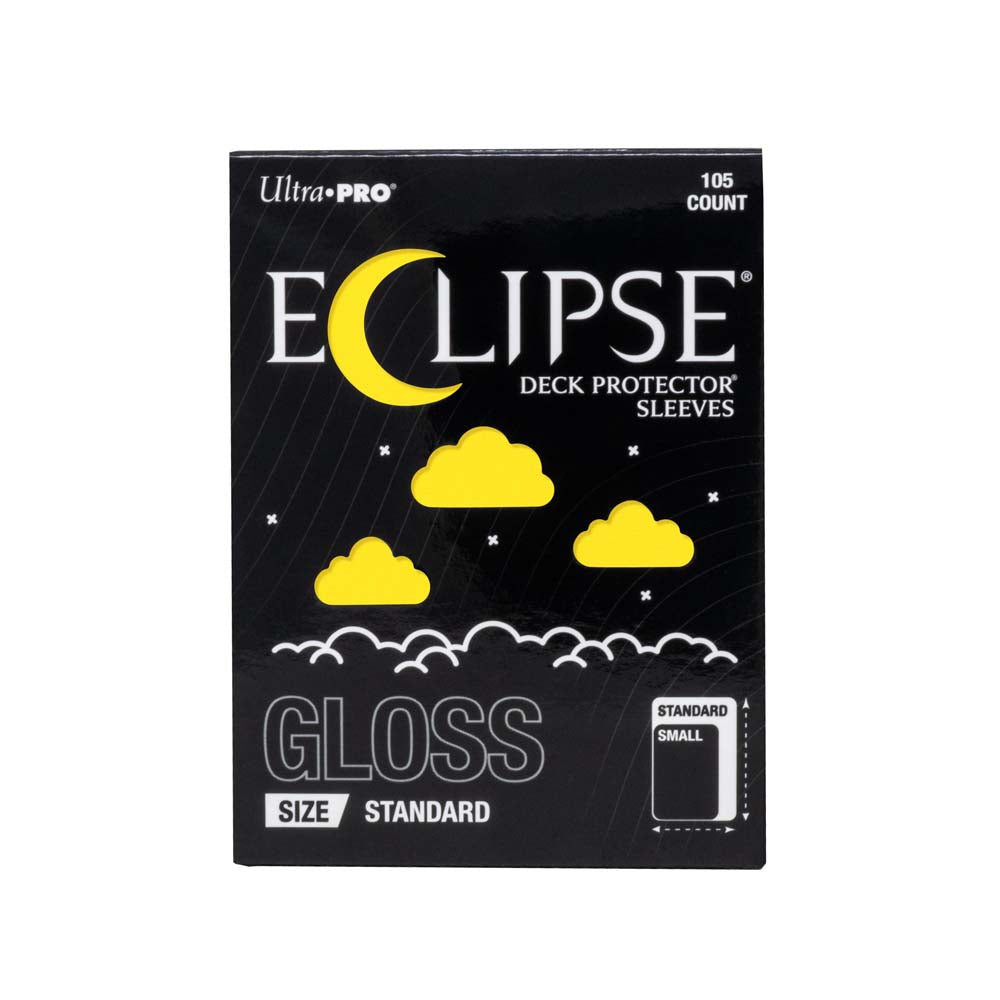 Ultra Pro - ECLIPSE Gloss Standard DECK PROTECTOR Sleeves: Lemon Yellow - 105ct