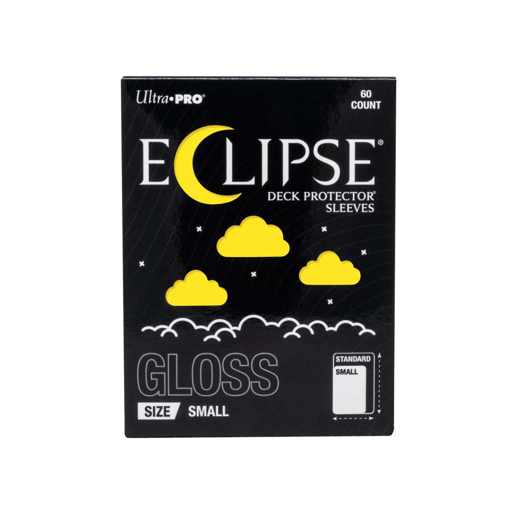 Ultra Pro ECLIPSE Gloss Small DECK PROTECTOR Sleeves: Lemon Yellow - 60ct