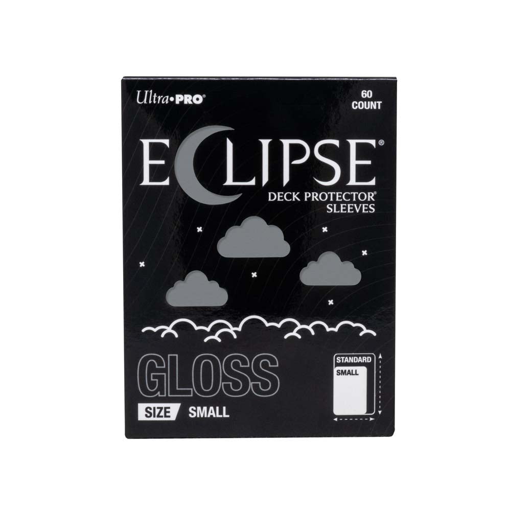 Ultra Pro ECLIPSE Gloss Small DECK PROTECTOR Sleeves: Smoke Grey - 60ct