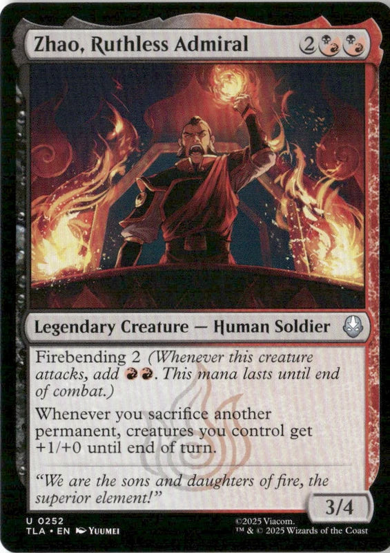 Zhao, Ruthless Admiral - Avatar: The Last Airbender