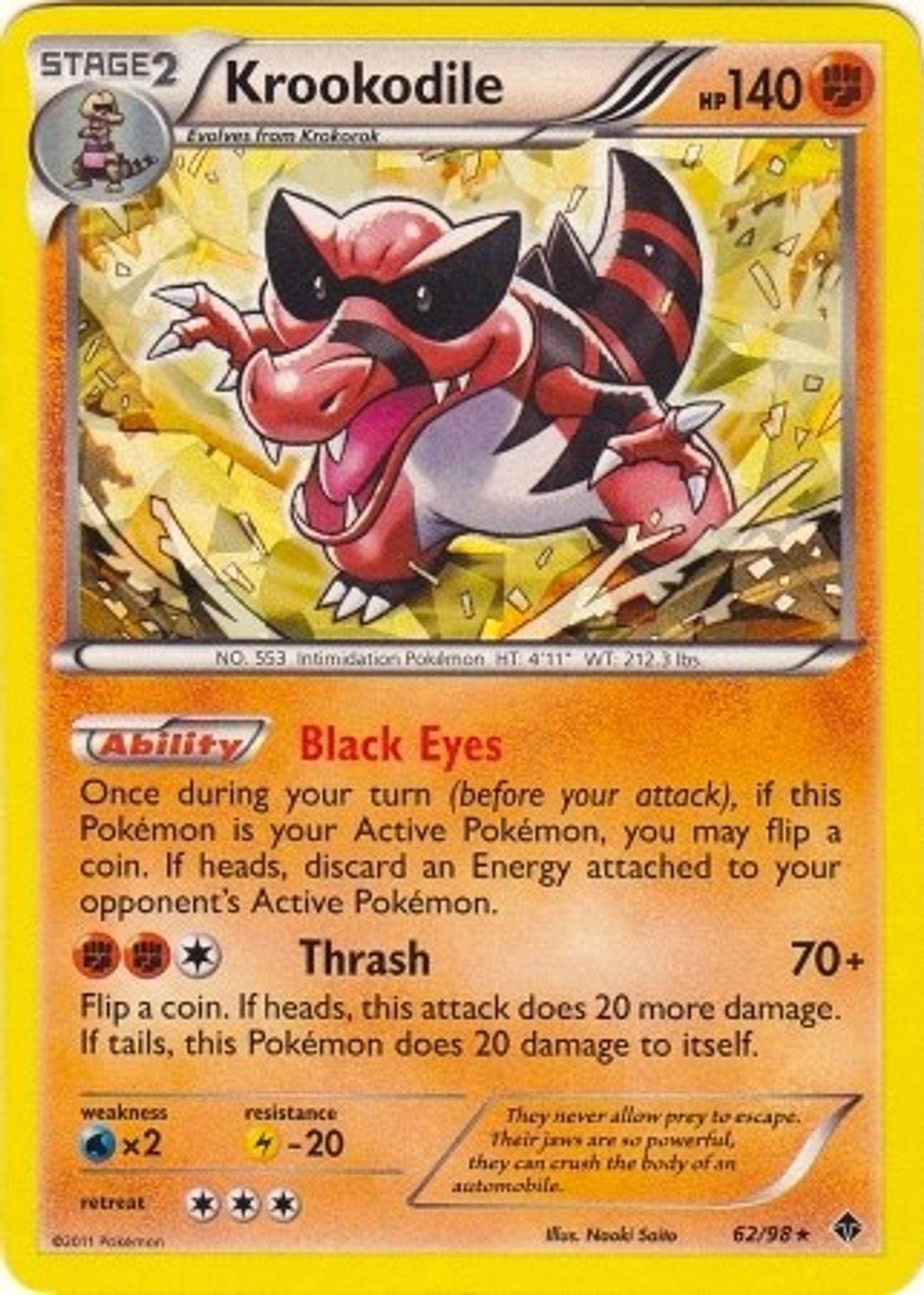 Krookodile - 62/98 (BW Emerging Powers)