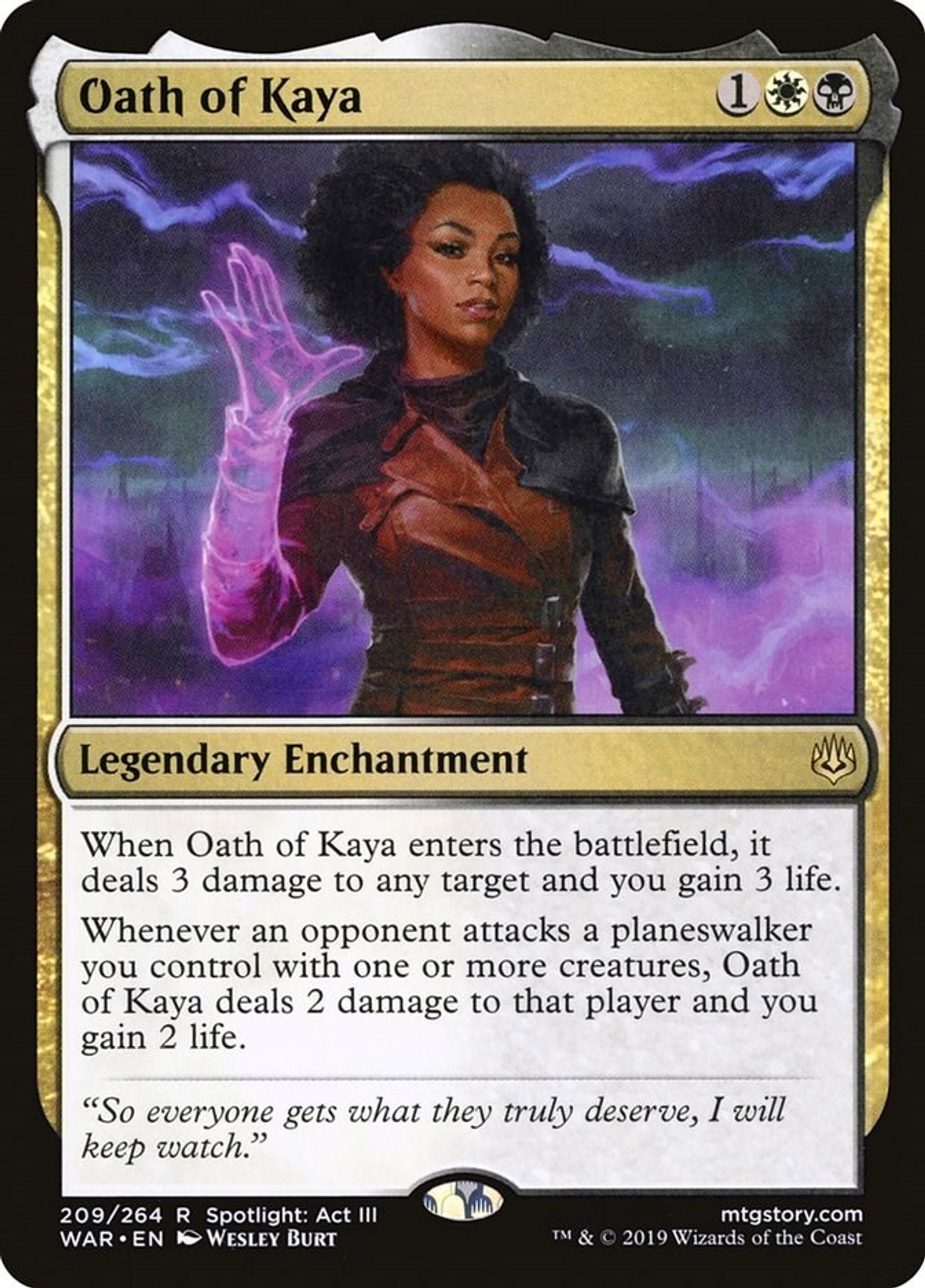 Oath of Kaya - War of the Spark