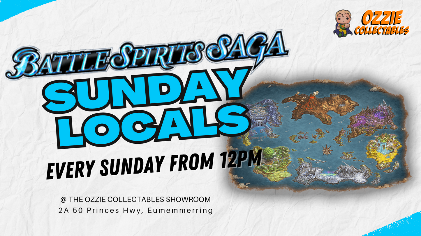 Battle Spirits Saga Locals Sunday 12pm
