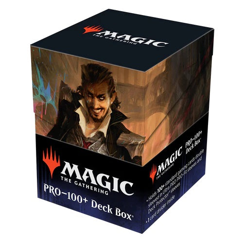 Ultra Pro: Streets of New Capenna 100+ Deck Box B featuring Anhelo the Painter for M:tG