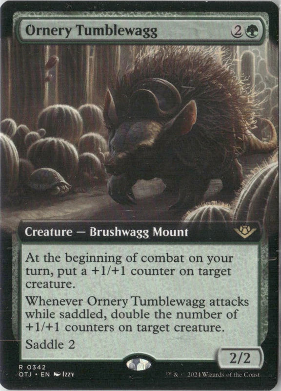 Ornery Tumblewagg (Extended Art) - Outlaws of Thunder Junction