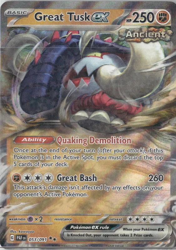 Great Tusk ex - SV: Paldean Fates