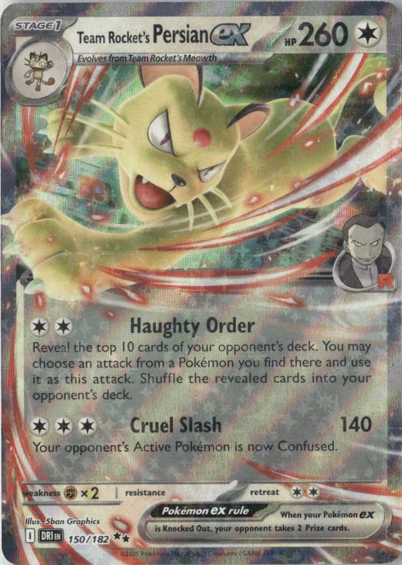 Team Rocket's Persian ex - 150/182 - SV10: Destined Rivals