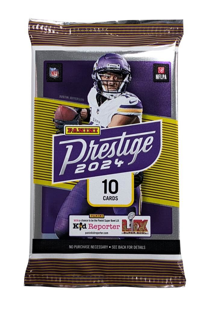 football booster box Panini 2024 Prestige Football (Retail) Booster Pack