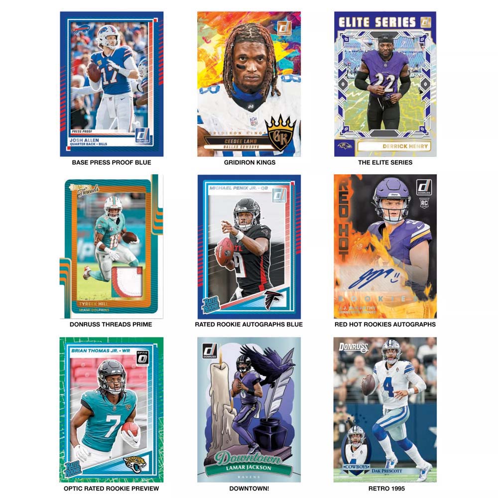 Panini Donruss 2025 NFL Football Trading Card- Retail Packs