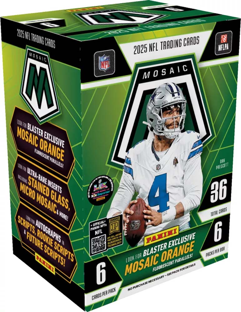 Panini Mosaic 2025 NFL Football Blaster