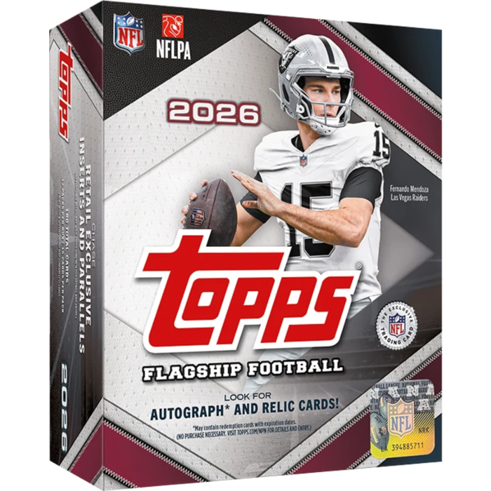2026 Topps NFL Flagship Football Mega Box
