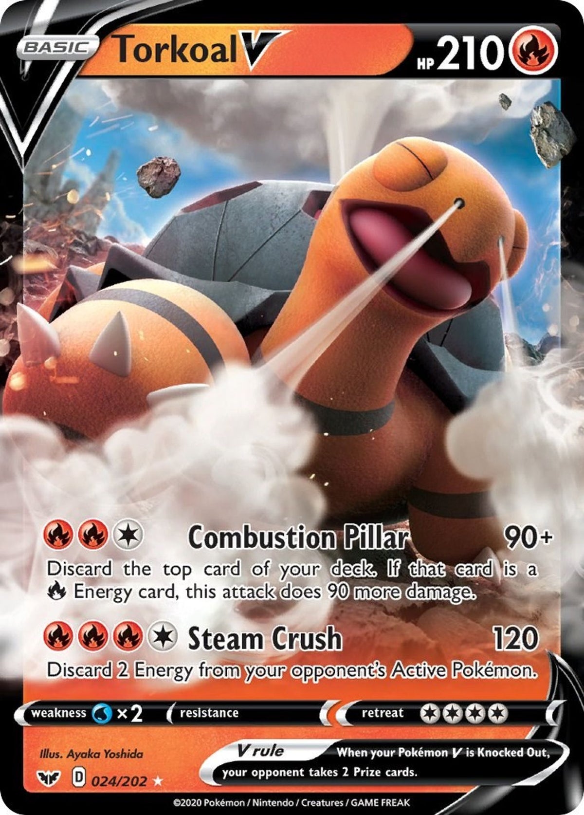 Torkoal V - SWSH01: Sword & Shield Base Set