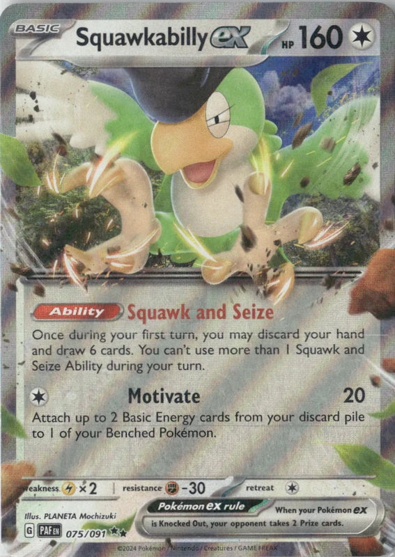 Squawkabilly ex - 075/091 - SV: Paldean Fates
