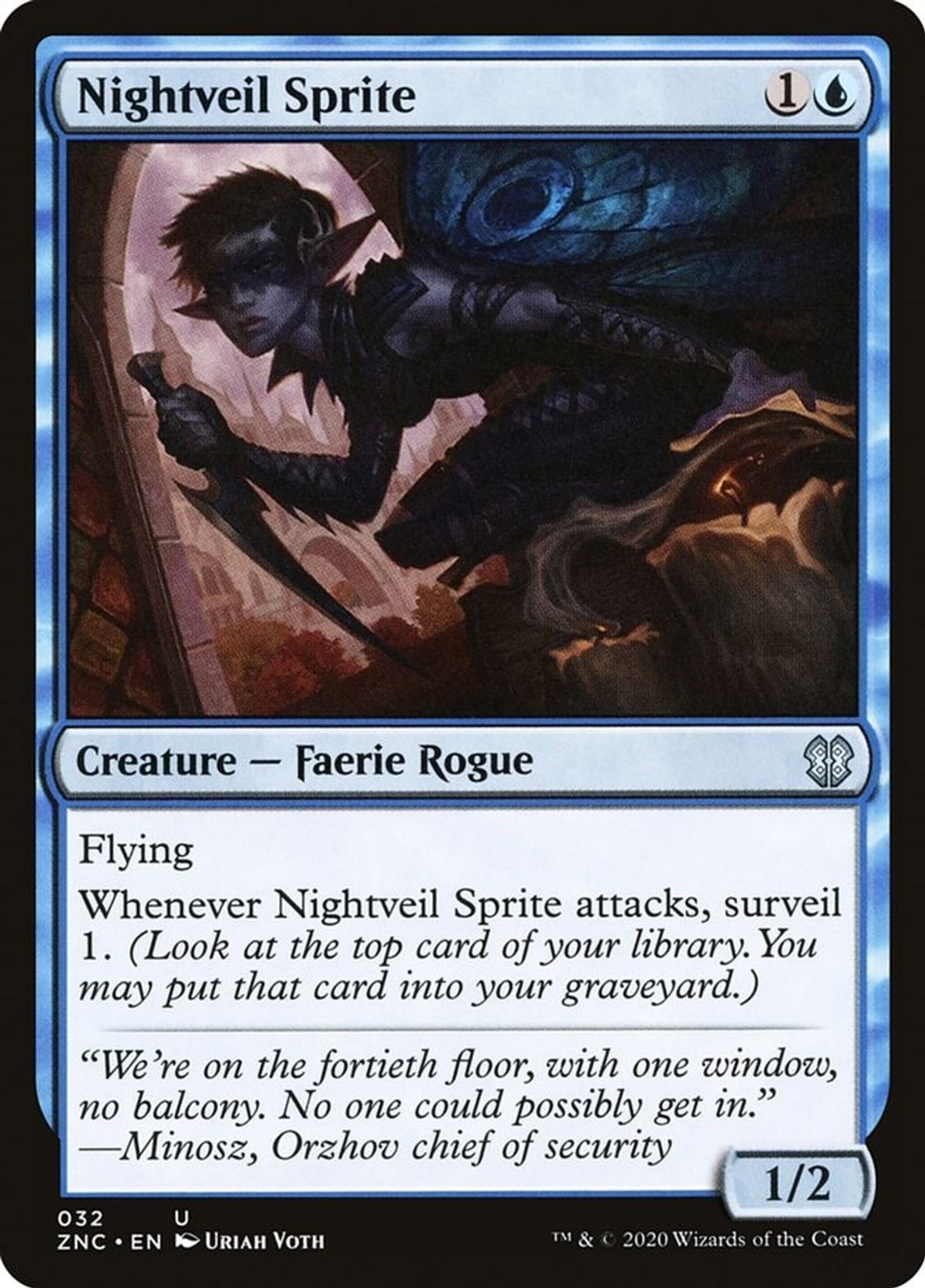 Nightveil Sprite - Commander: Zendikar Rising