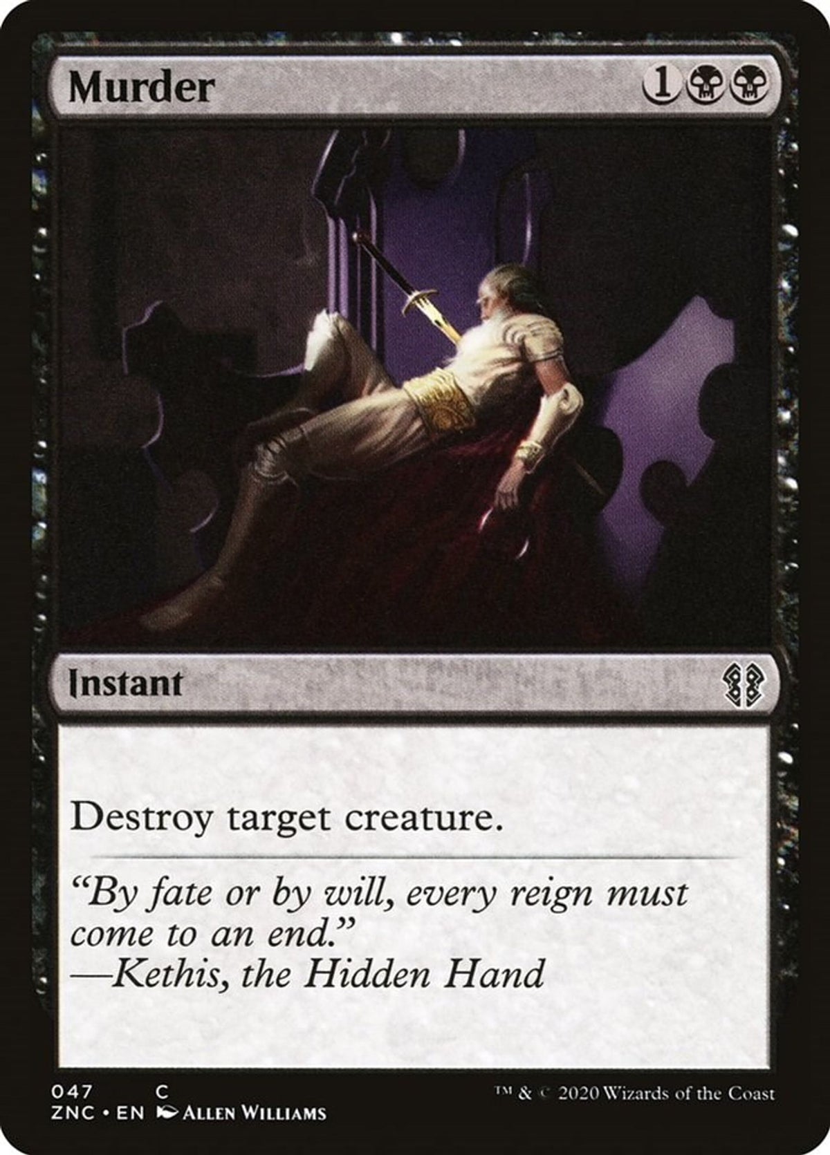 Murder - Commander: Zendikar Rising