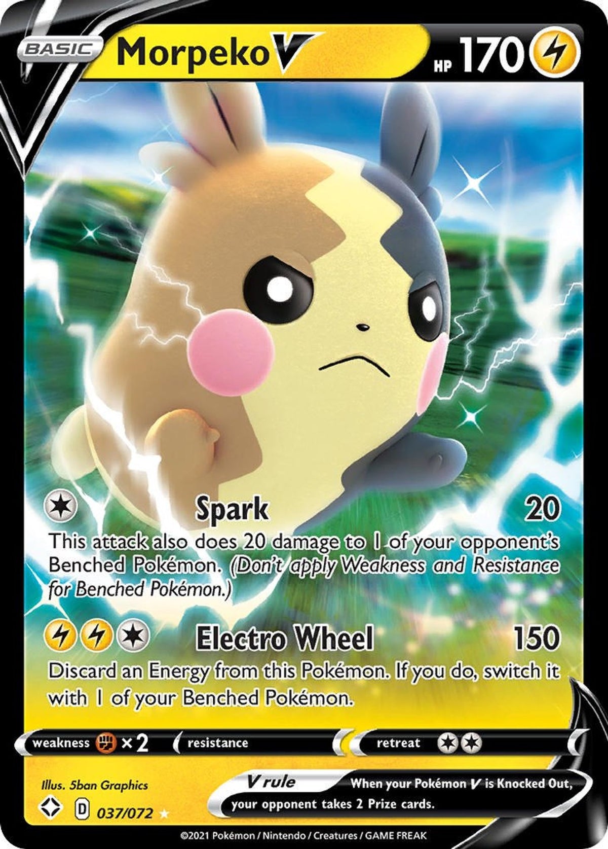 Morpeko V - Shining Fates