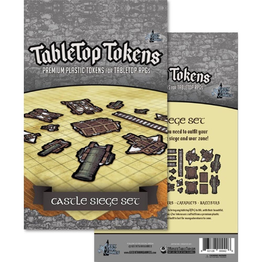 GTG Minis: Tabletop Tokens Castle Siege Set