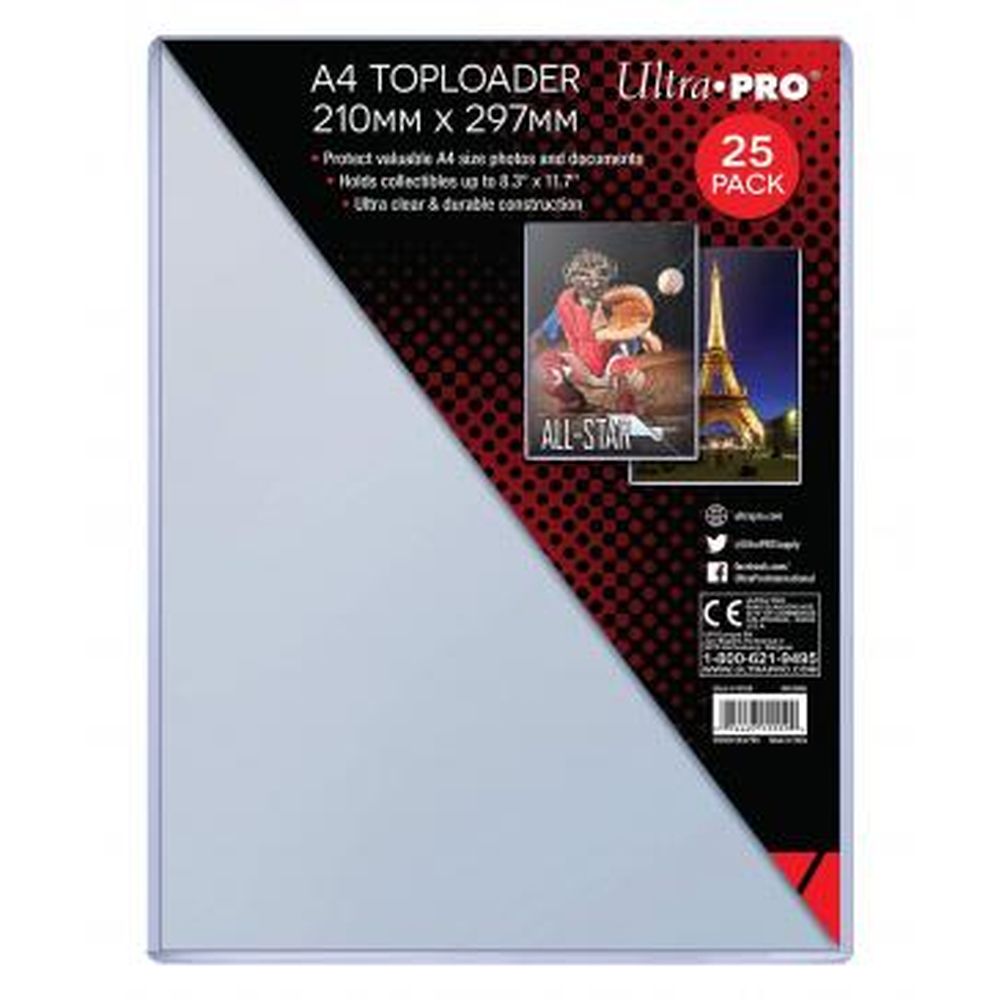 Ultra Pro: UP15559 A4 Toploader 25ct (210mm x 297mm)