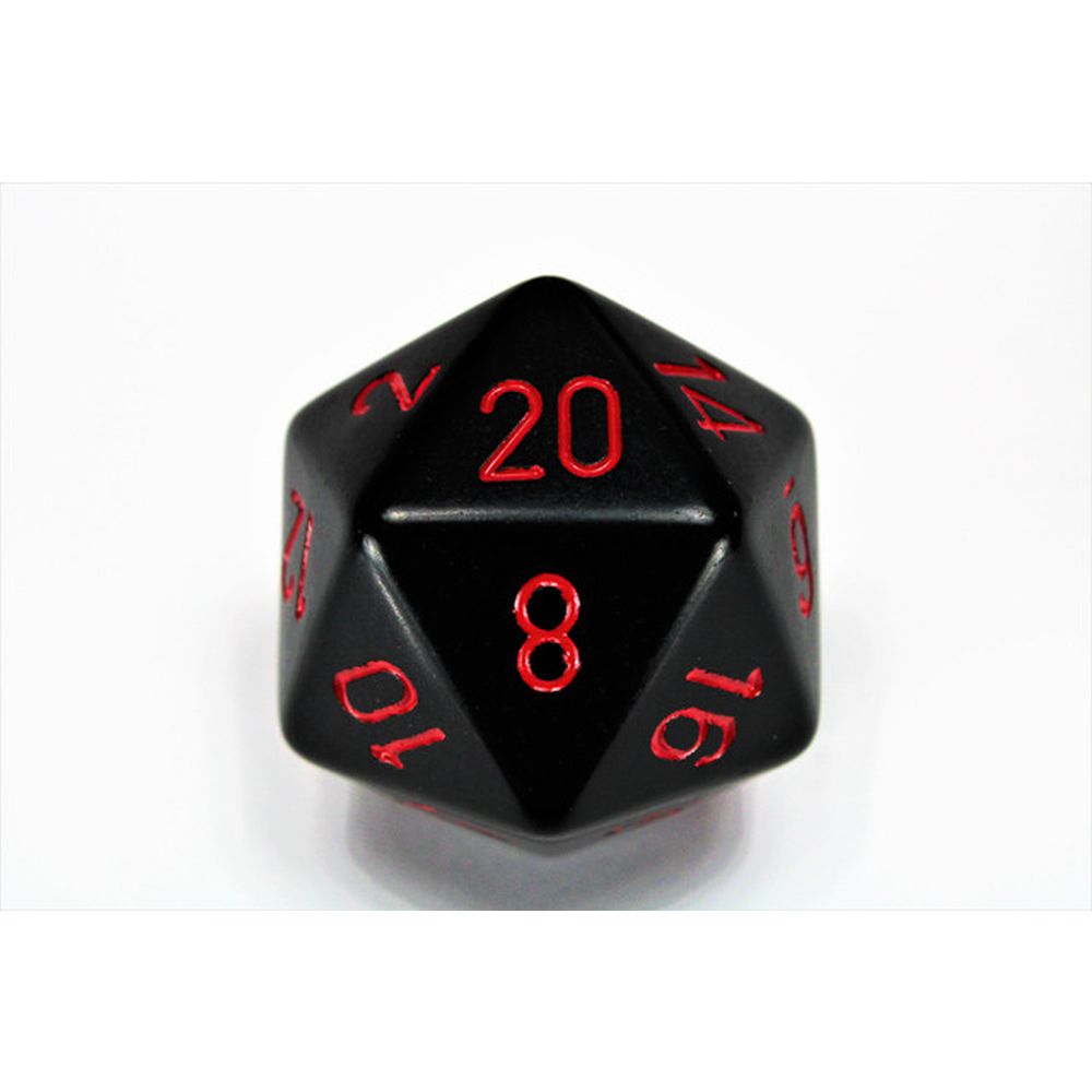 CHX XQ2018 Opaque Black/red 34mm d20 Dice